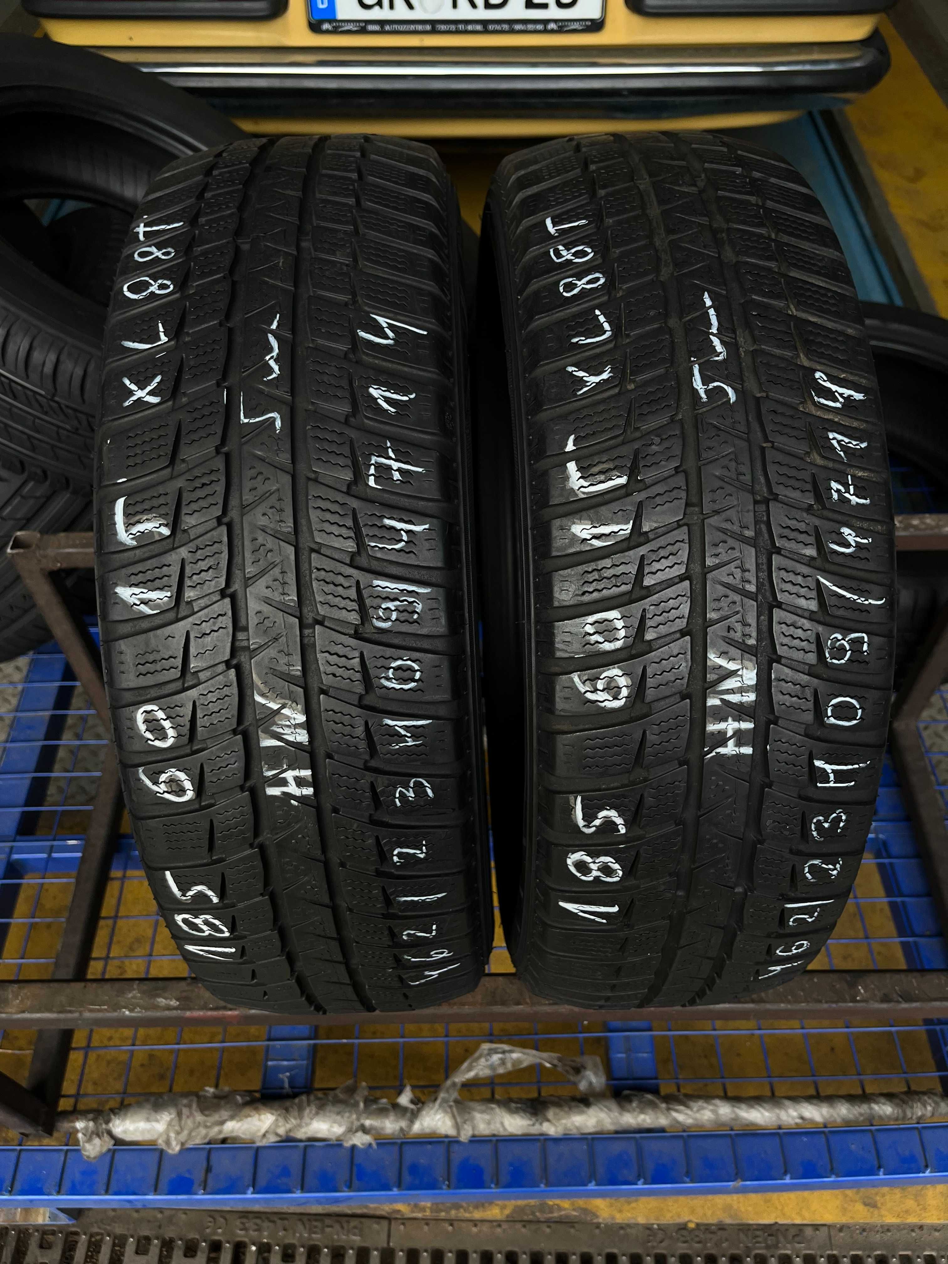 2 szt. opony używane zimowe 185/60r15 XL 88T Falken HS449 Eurowinter