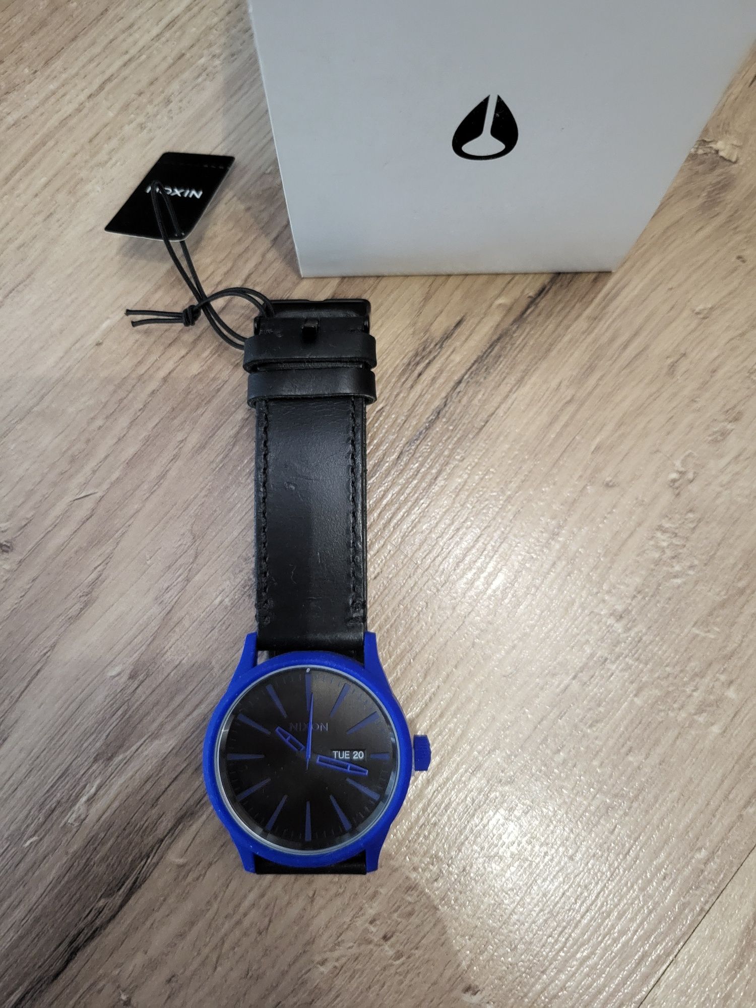 Zegarei męski Nixon Sentry Leather