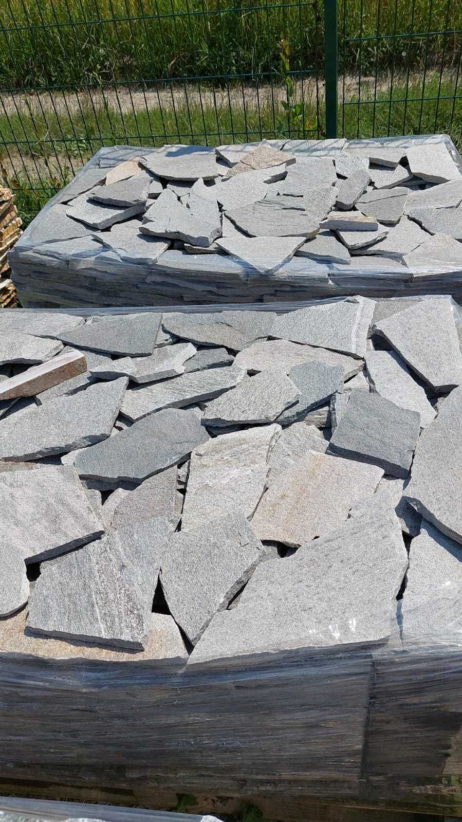 Kamień elewacyjny naturalny gnejs na taras schody gr 1-3 cm z dostawą