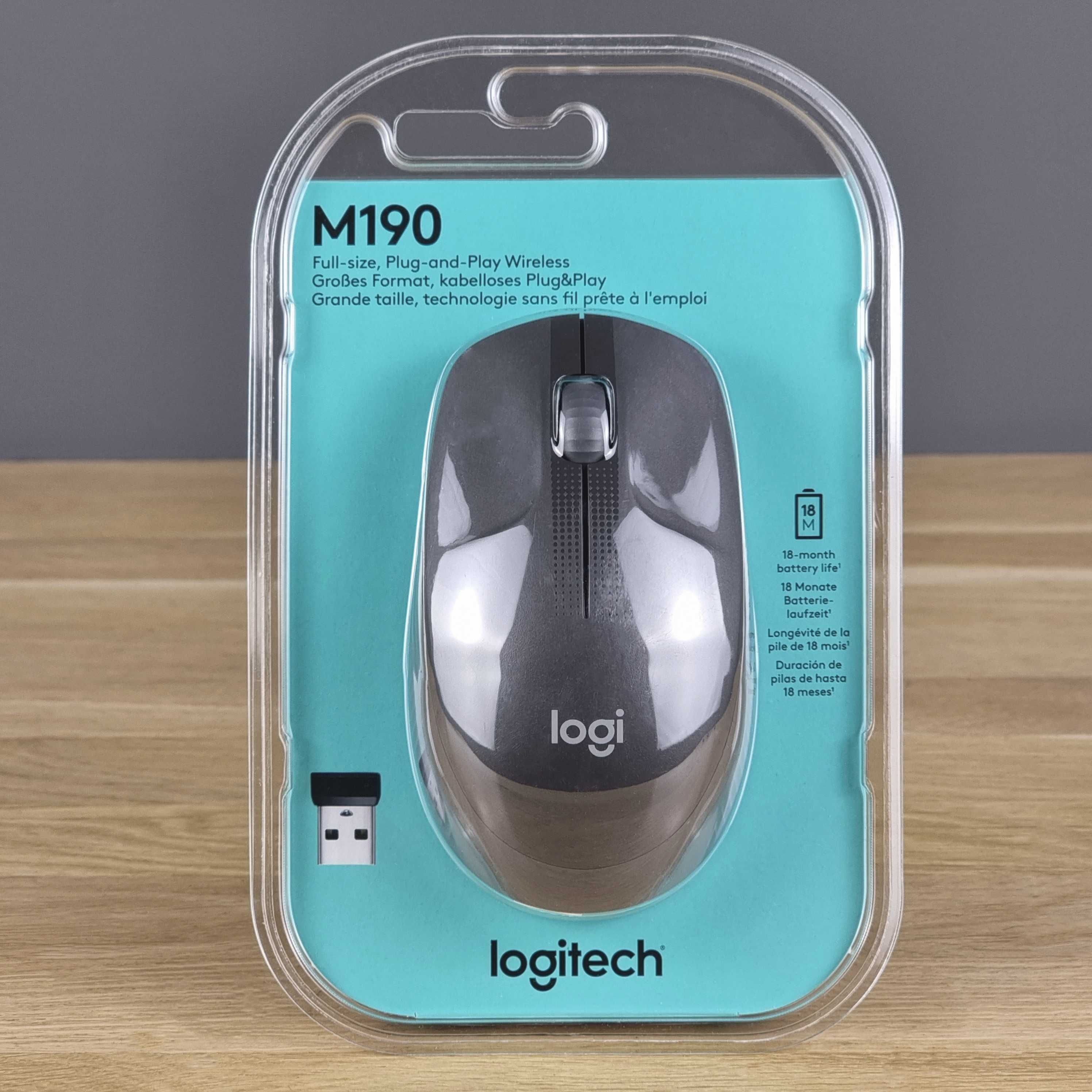 Мышь беспроводная Logitech M190
