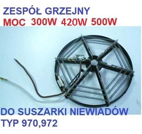 Suszarka spożywcza Niewiadów  duża 300w  6 sit 5cm biała 17 litrów