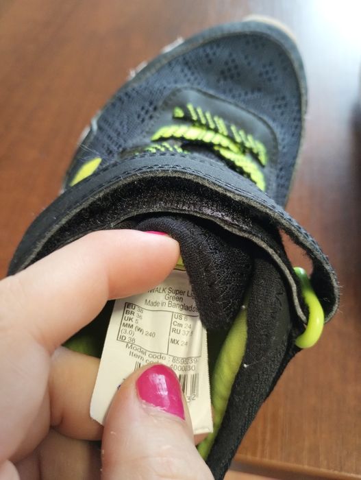 Buty sportowe chłopięce Newfeel rozmiar 38 wf gimnastyka z białą podes