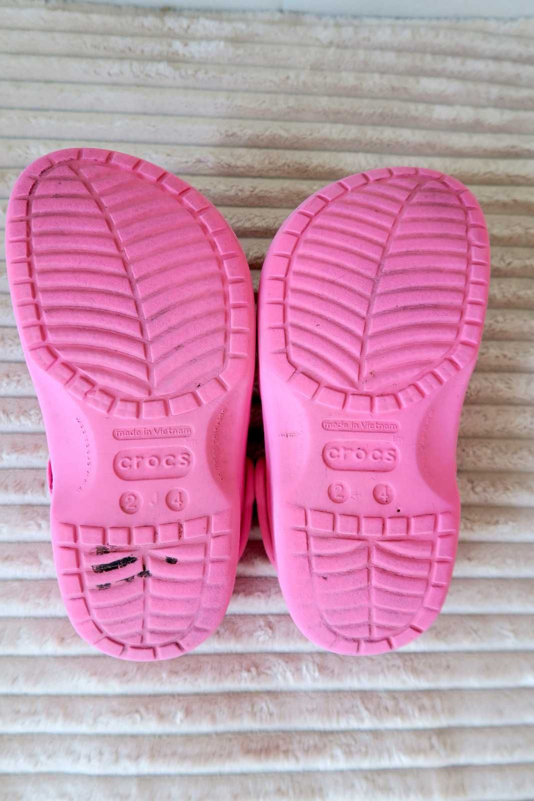 Crocs różowe 24 do wody basen plaża stopa do 21cm