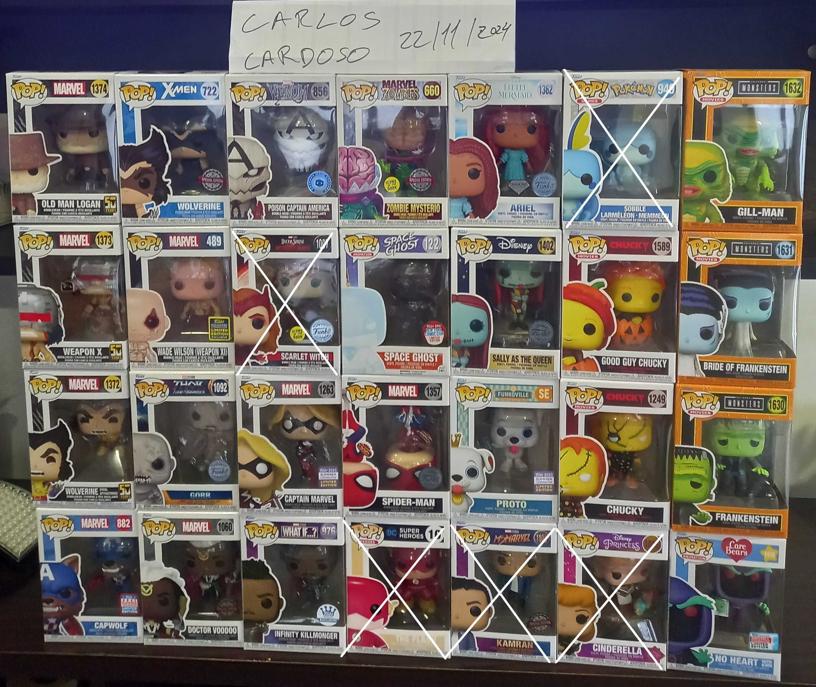 Funko Pop's! (Anime Marvel DC Movies Disney Terror, etc)