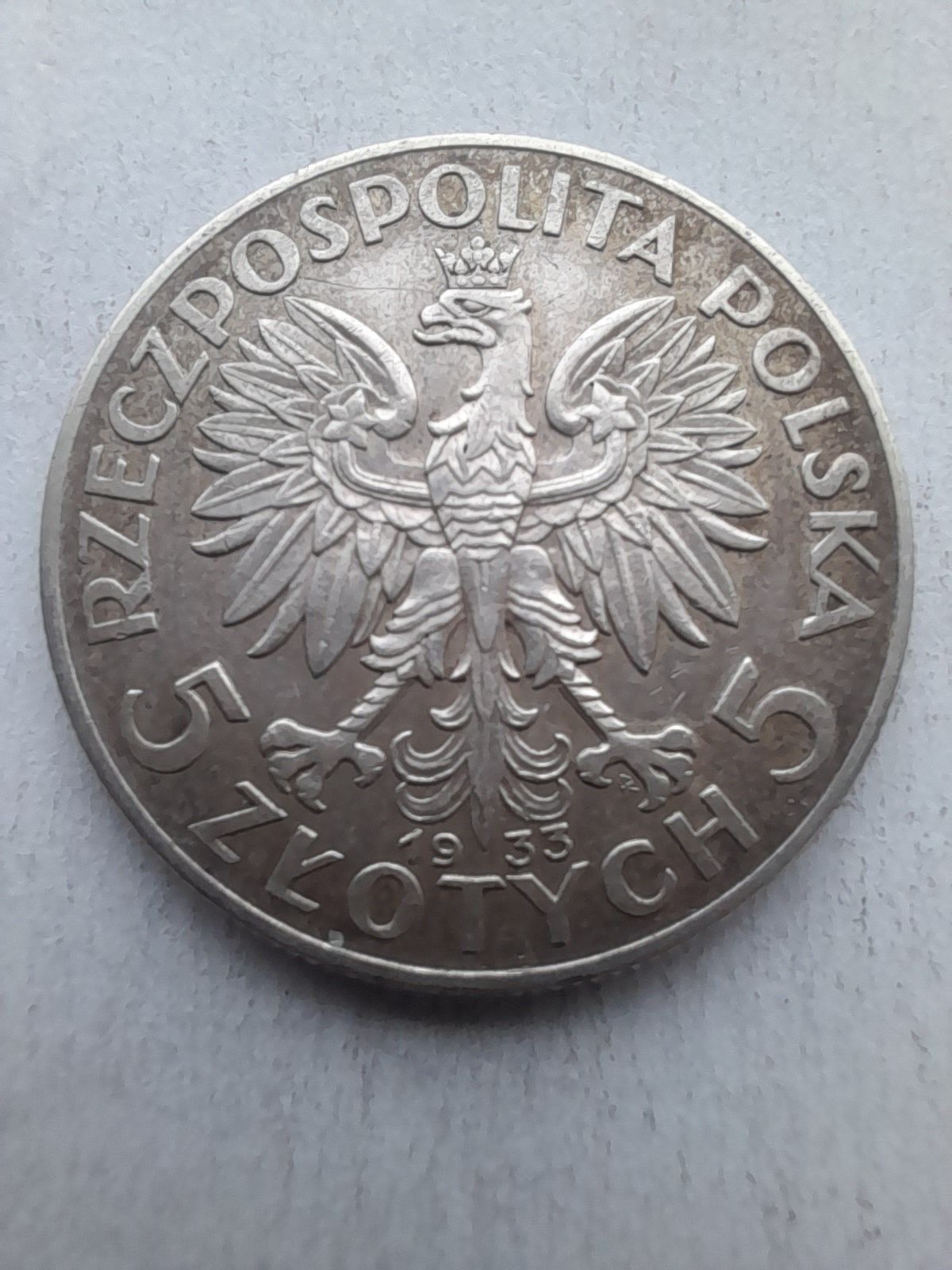 Monety--5zł Babka--1933-34-srebro-szt3-nr4