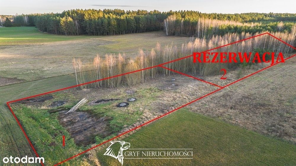 -Kształtna działka z WZ blisko Białegostoku -