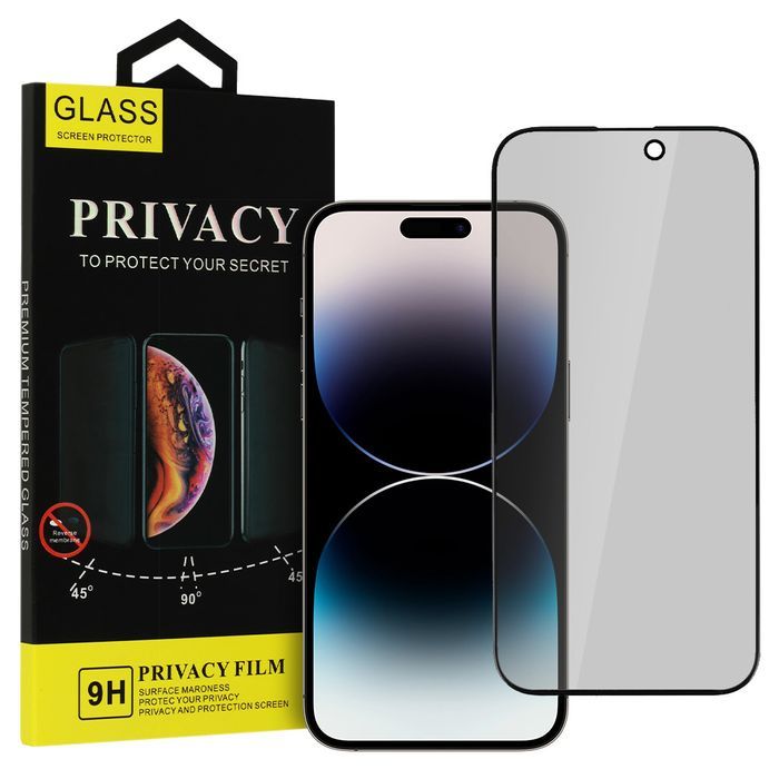 Hartowane Szkło Privacy Glass Do Oppo A18/A38 Czarne