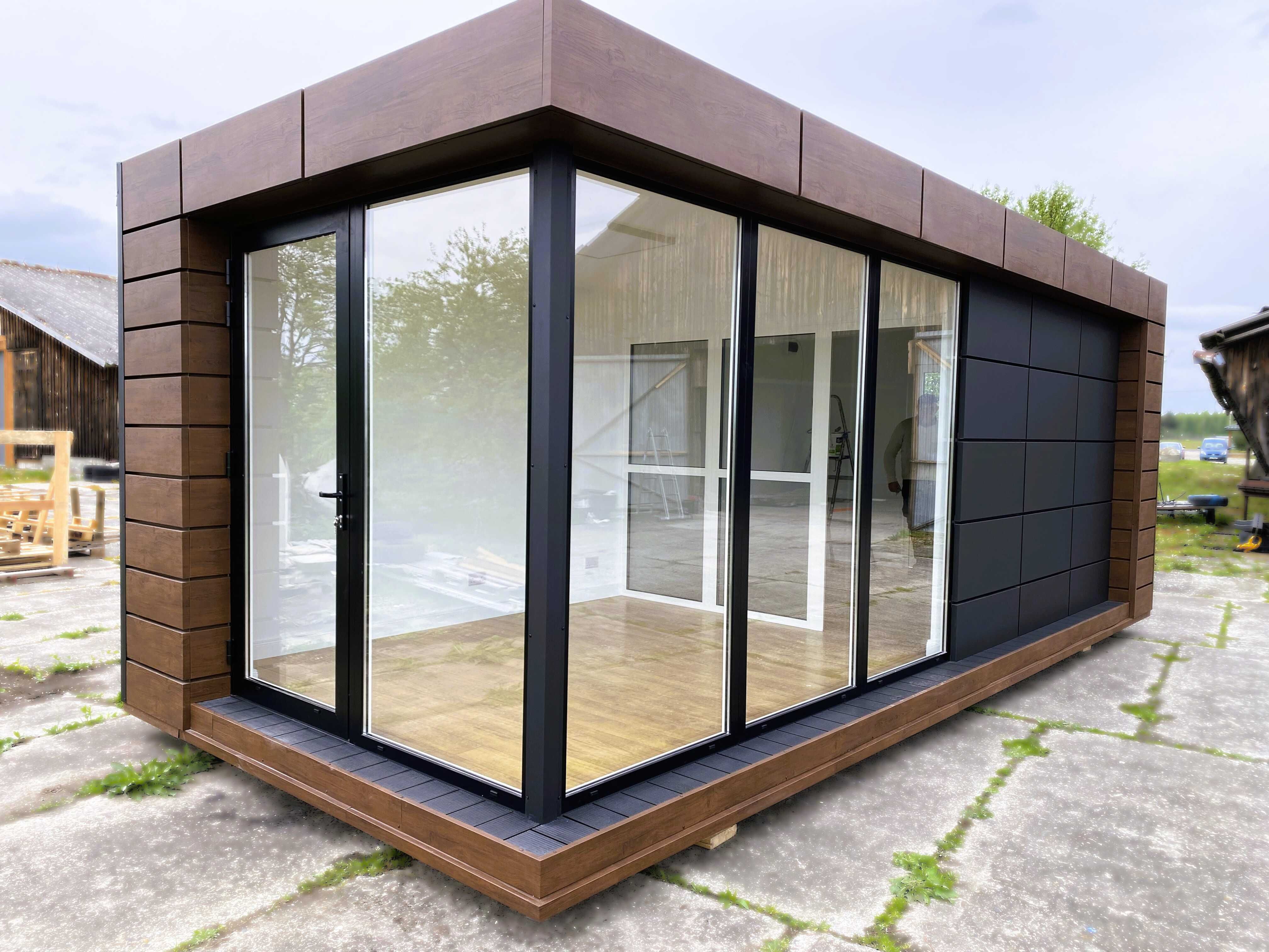 Domek modułowy / pawilon biurowy 7.4m x 3.2m
