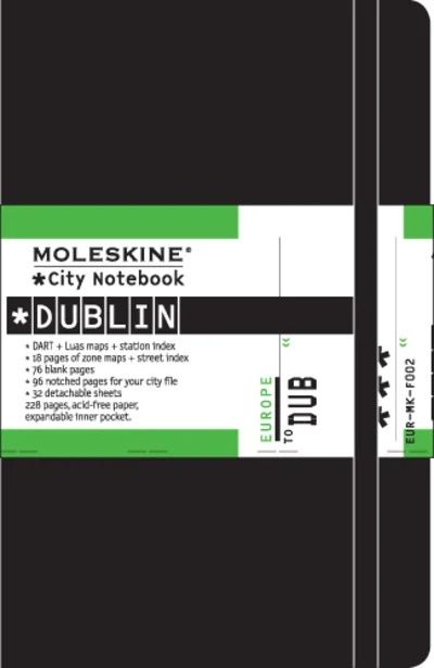 DUBLIN. Unikatowy, notatnik firmy Moleskine z serii City Notebook