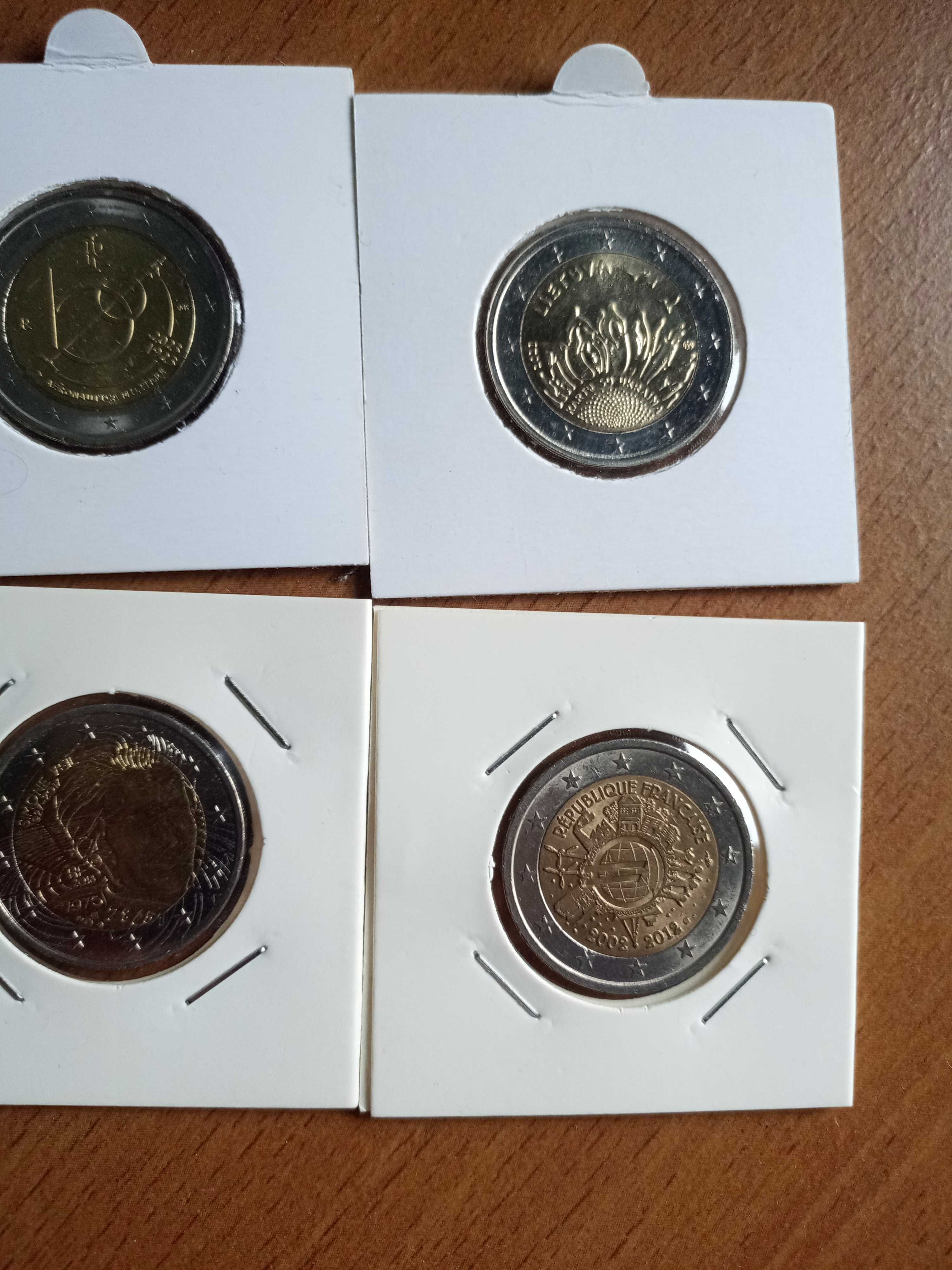 moedas de 2€ comemorativas em excelente estado