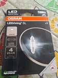 Lâmpada C5W 36mm Osram Led