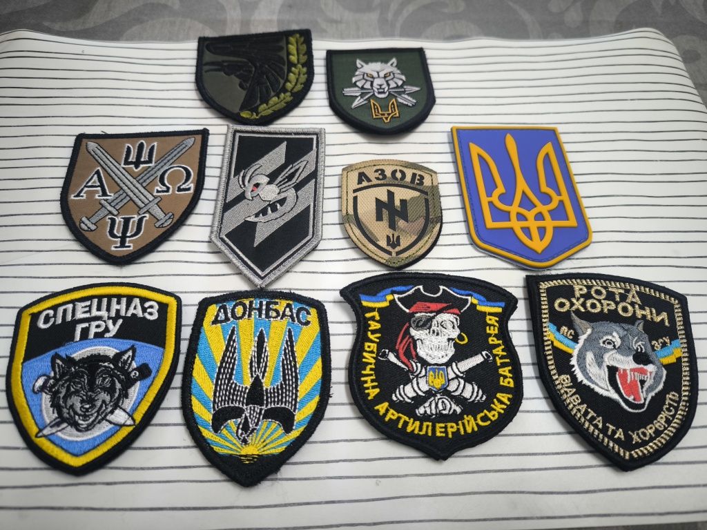 Emblema Patch Militar Guerra Ucrania - 5 Euros cada Unidade