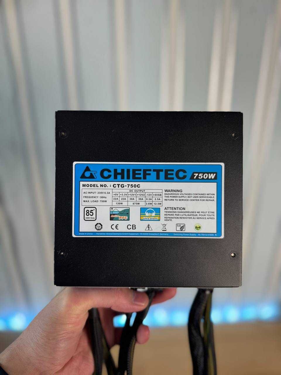 Блок живлення Chieftec CTG-750C (CTG-750C) 750W