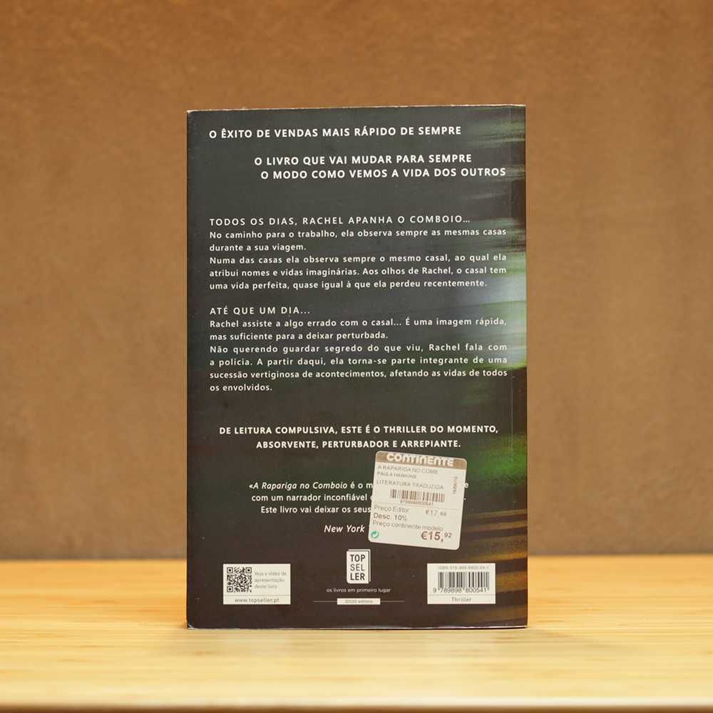 A RAPARIGA NO COMBOIO (livro em português)