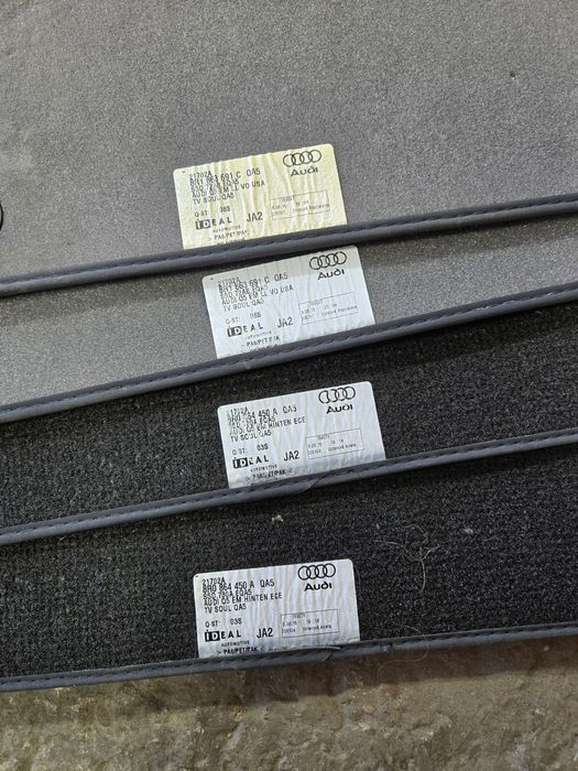 Audi q5 8r dywaniki welurowe komplet oryginal audi
