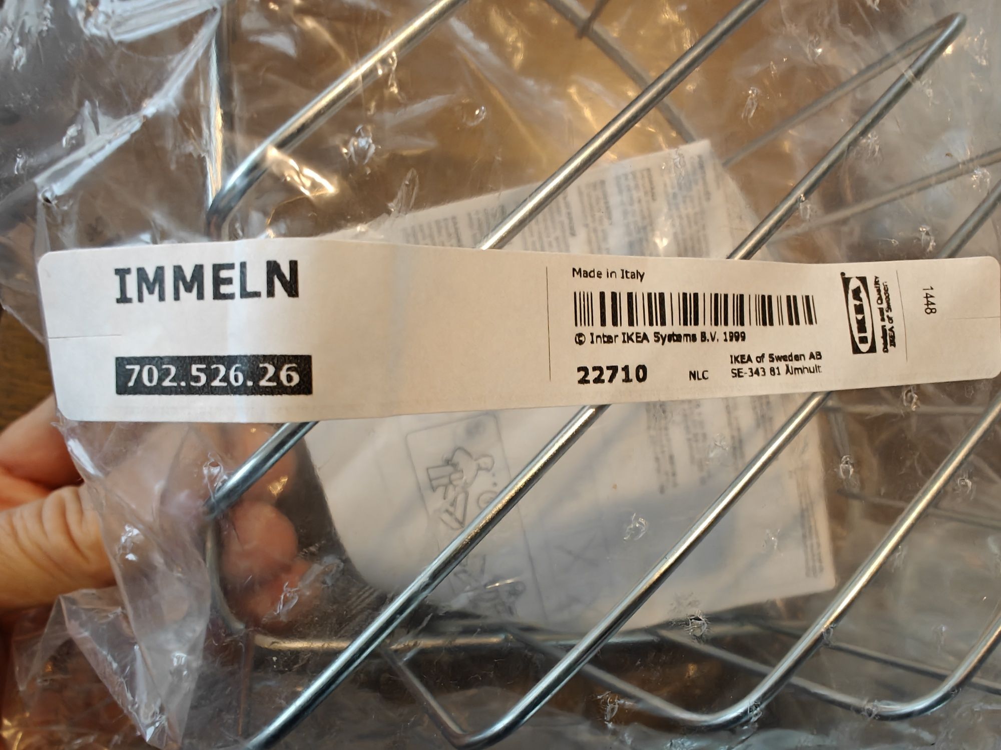 Ikea IMMELN 702.526.26 koszyk półka pod prysznic narożnikowa