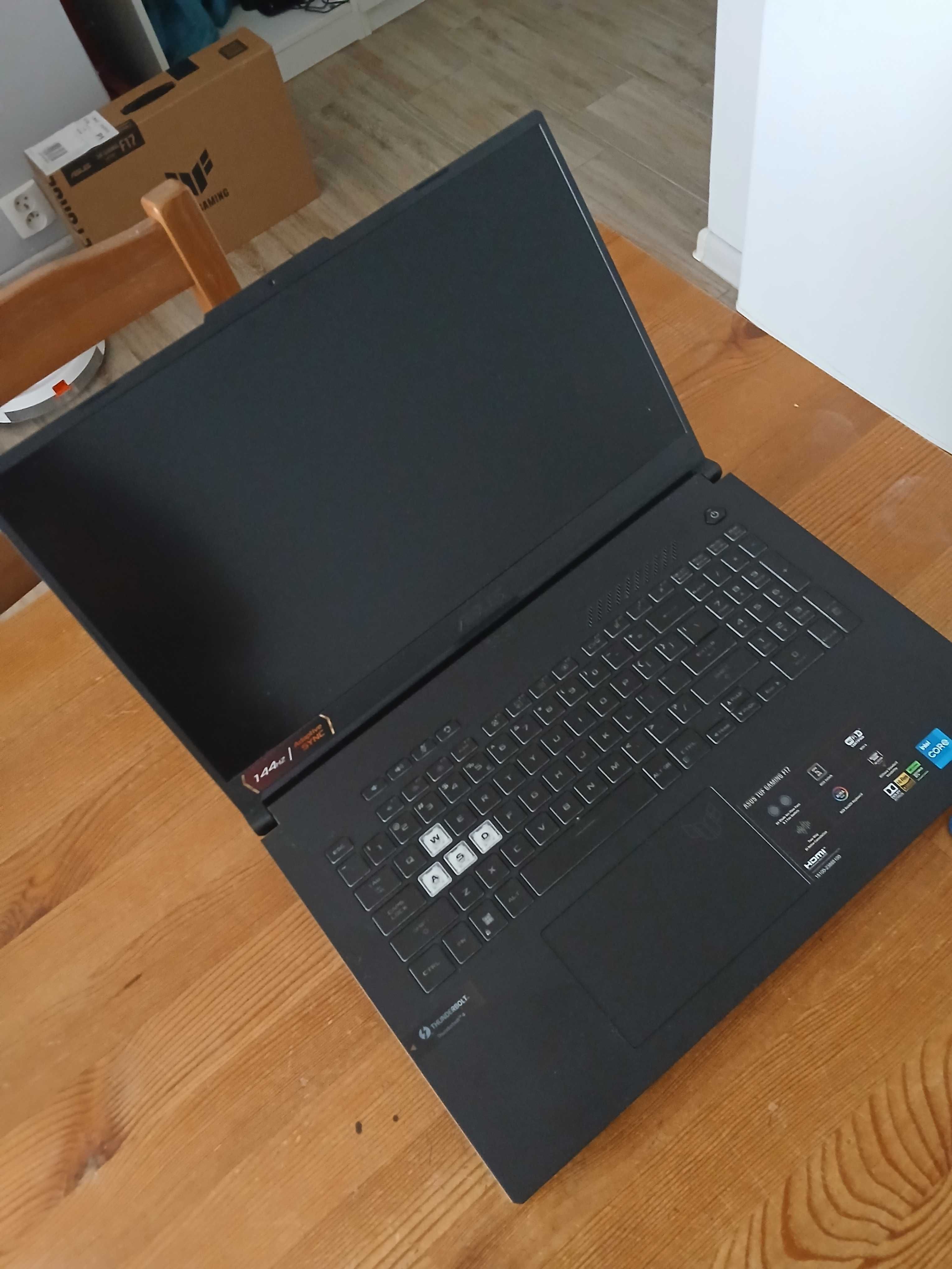 Sprzedam laptop ASUS gaming fx707zc4 windows 11,intel 5, 16GB