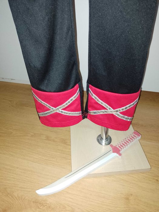 NOWY strój karnawałowy NINJA WOJOWNIK kostium przebranie 122/128 (1)