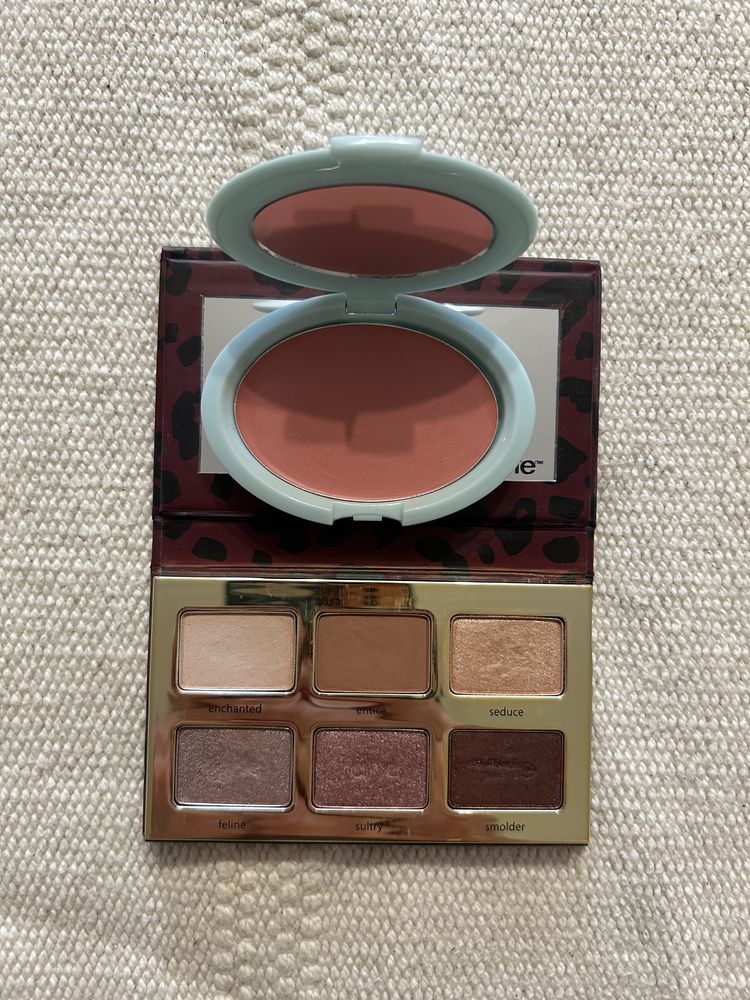 Zestaw kosmetyków Paleta Tarte maneater + róż w kremie Tarte