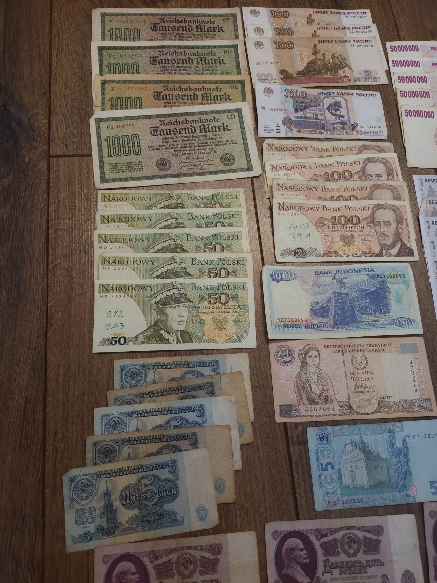 Banknoty Mix świata 40sztuk zestaw nr 2