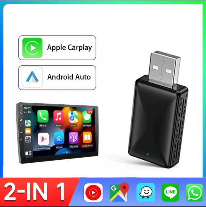 Android Auto & Carplay sem fio