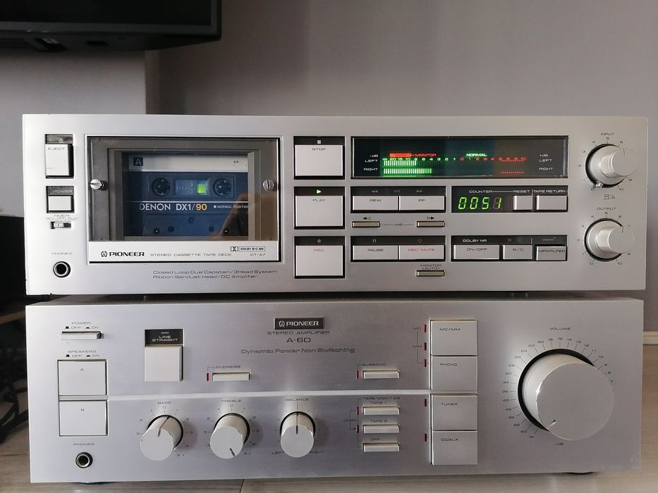 PIONEER CT-A7 stereo cassette deck Кассетная дека.