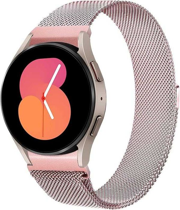 BRANSOLETA PASEK do zegarka Galaxy Watch 4 5 40mm 44mm 46mm różowy
