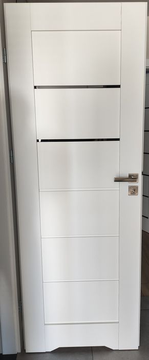 Sprzedam nowe drzwi Santorini Białe Premium 70 cm lewe 205 wysokie