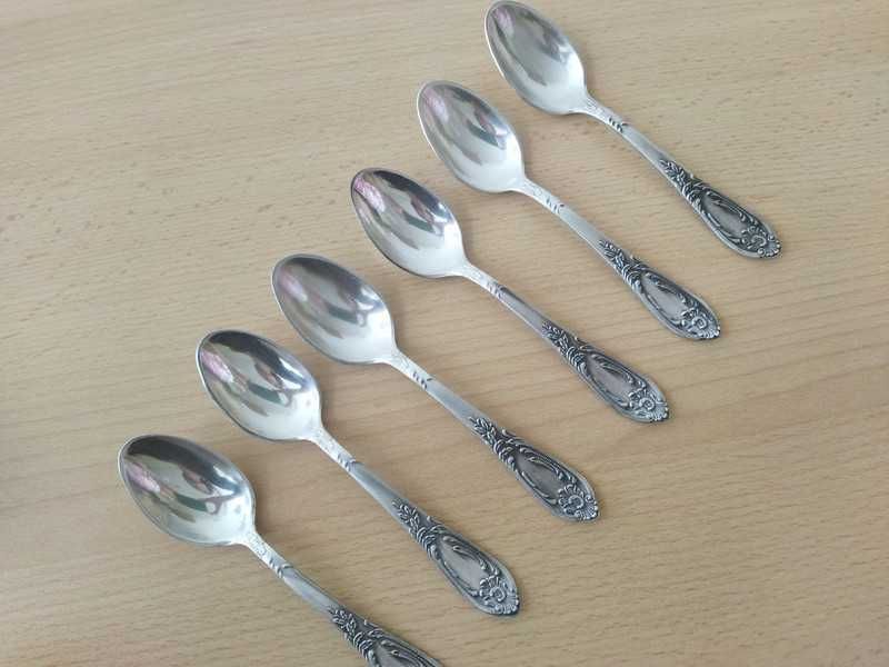 Łyżeczki posrebrzane