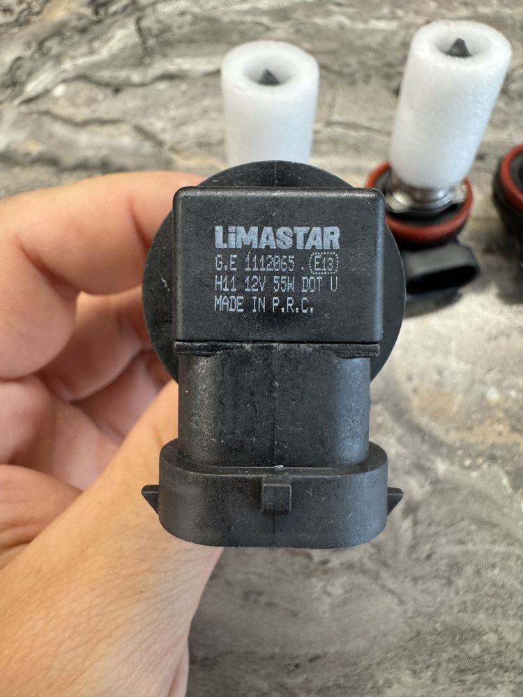 Żarówki H11 zestaw 5 szt. Limastar i Osram