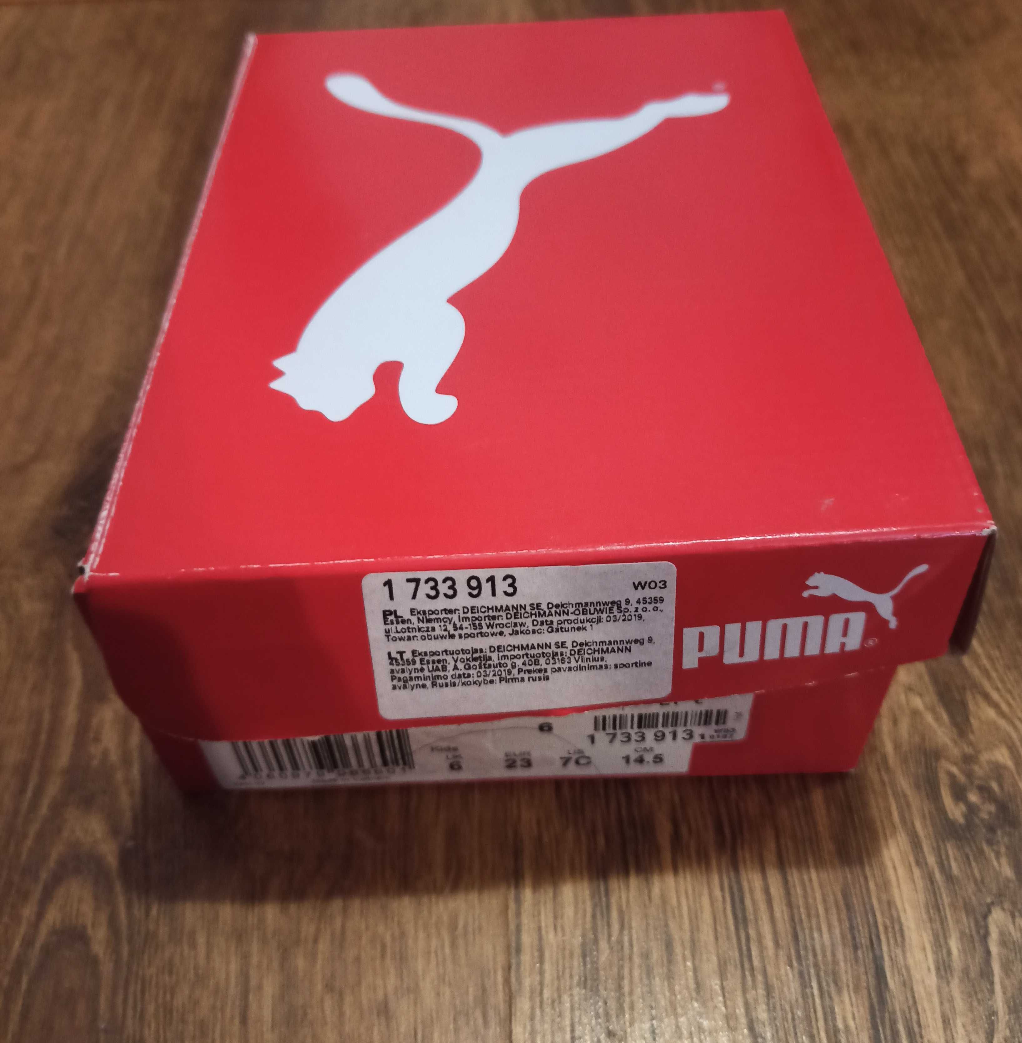 Buty puma dzieciece rozmiar 23 nowe, wkładką 14 cm