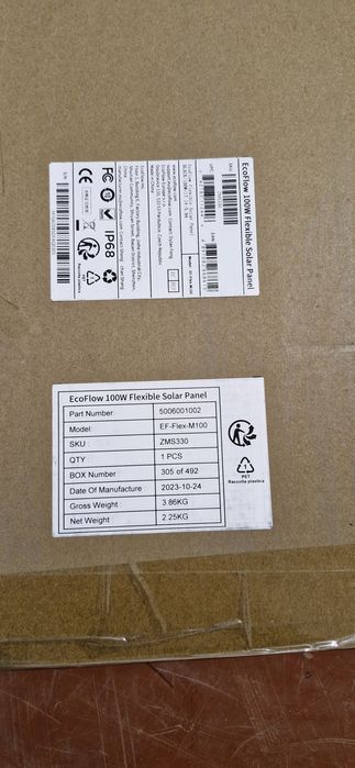 Сонячна панель EcoFlow 100W Solar Panel