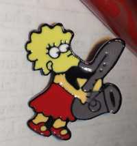 детский значок брошь ЛИЗА СИМПСОН The Simpsons Lisa Marie Simpson