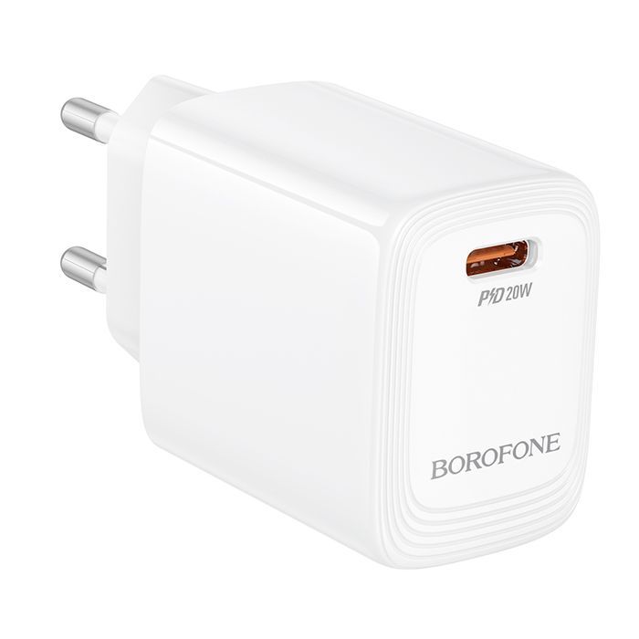 Borofone Ładowarka Sieciowa Bn26 Fuente - Typ C - Pd 20W Biała
