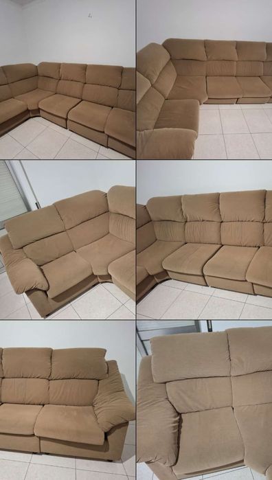 Sofá em L grande