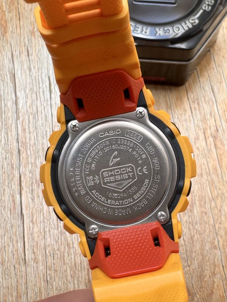 G-shock GBD-800 laranja