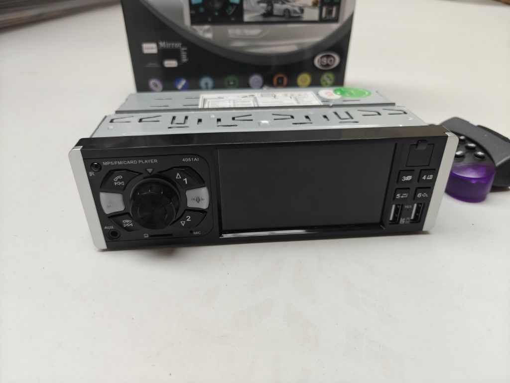 Radio Samochodowe 1DIN 4,1" BLUETOOTH USB AUX SD PILOT