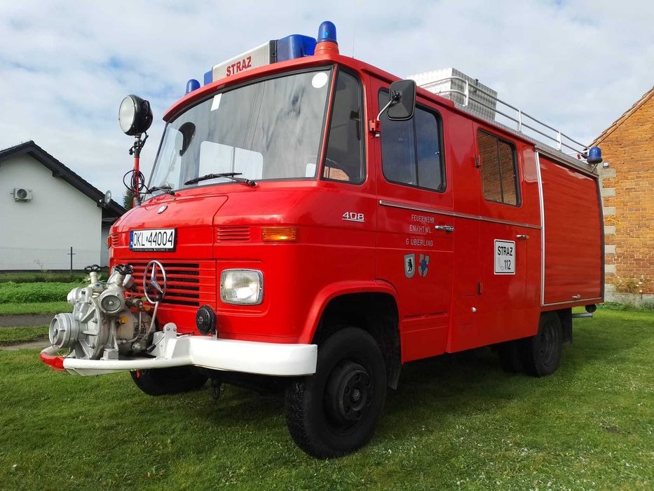 Mercedes Benz 408 straż strażacki kamper zabytkowy historyczny 409