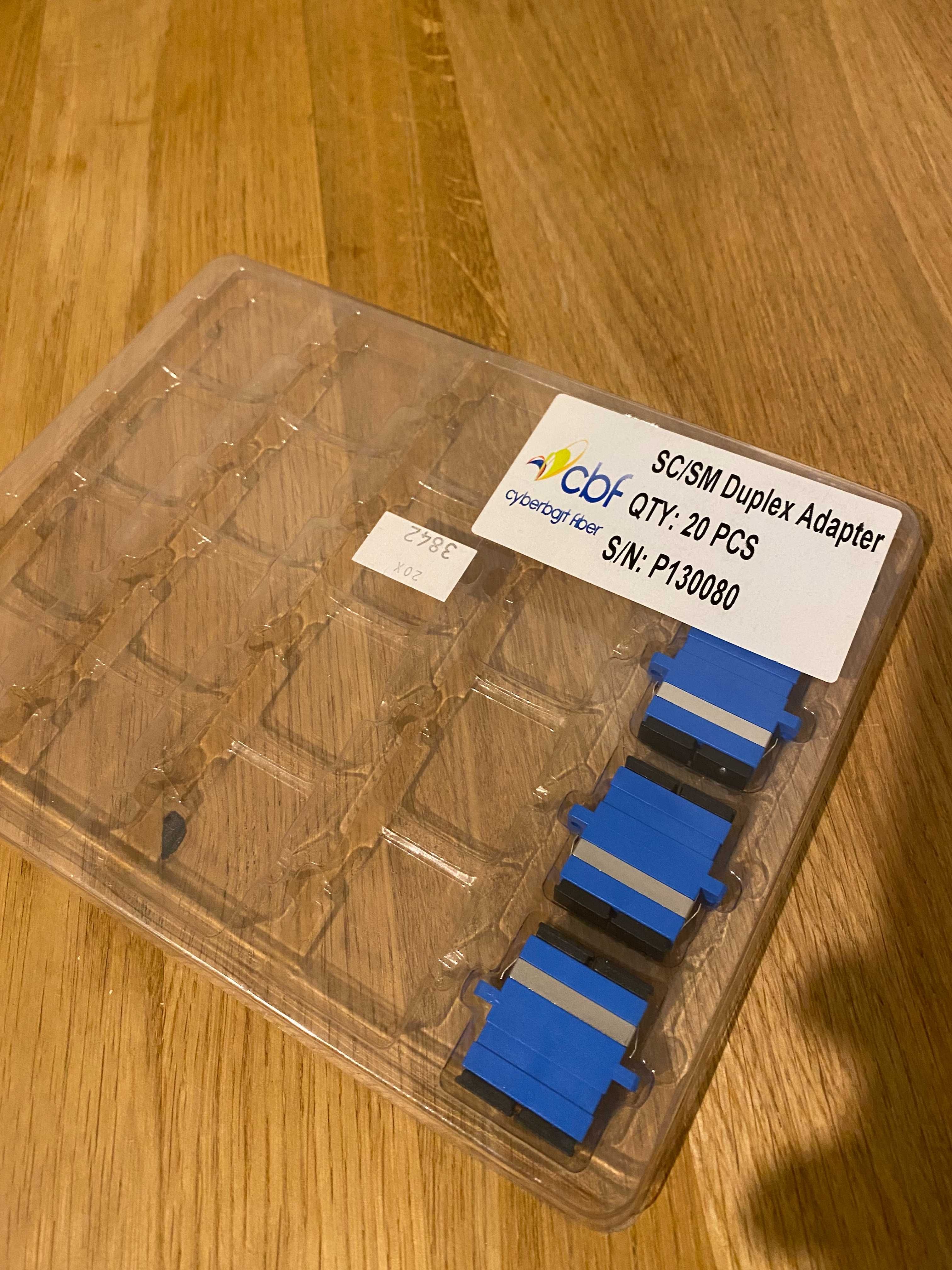 CBF Adapter światłowodowy SCPC SM Duplex cena za 5 sztuk