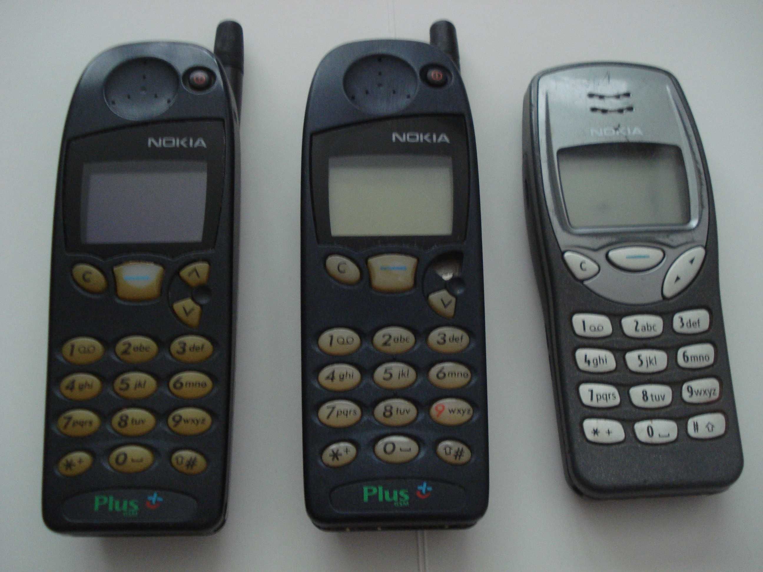 NOKIA 5110, NOKIA 5190, NOKIA 3210 vintage GSM