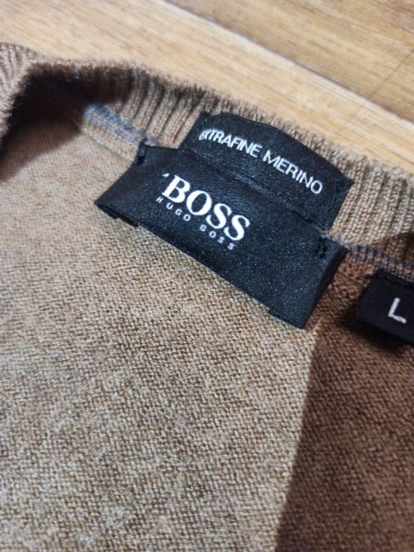 Свитер, джемпер, свитер шерсть hugo boss