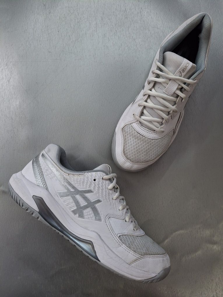 Кроссовки ASICS Gel Dedicate 8 White 
ОРИГИНАЛ 
Отлично подходят для з
