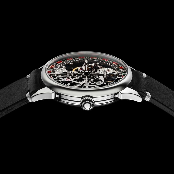 Годинник Казино чоловічий механічний наручний Скелетон годинник