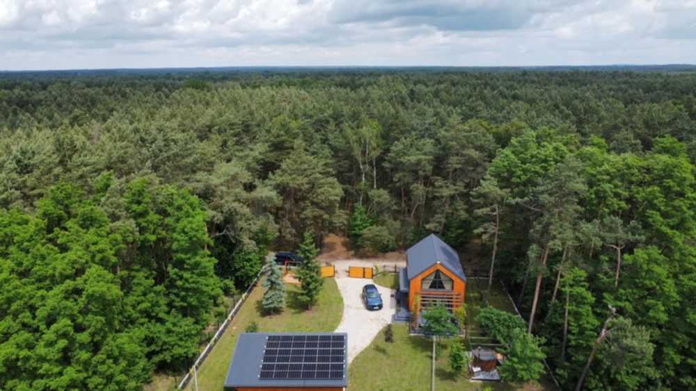 Domek na wynajem Hubertówka w klimatycznym miejscu w Bibiannie