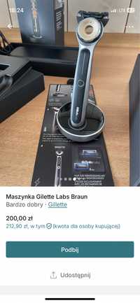 Maszynka Gilette Labs BRAUN