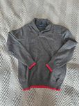 Elegancki szary sweter roz 134 dla chłopca