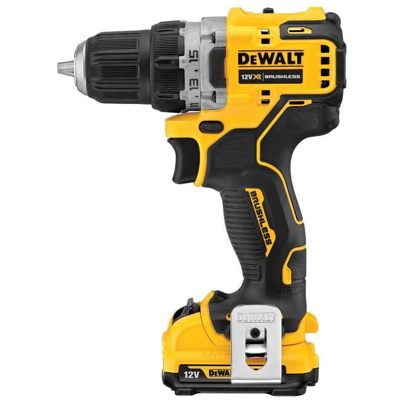 Дриль-шурупокрут DeWALT акумуляторний безщітко. 12 В XR, 2А (DCD701D2)