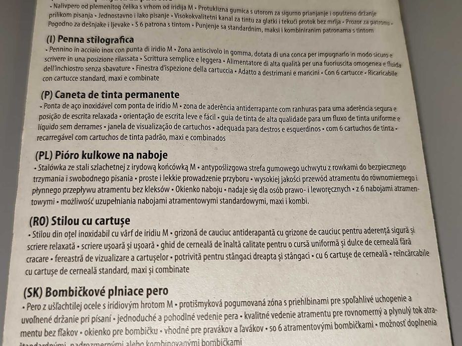 Pióro Stylex Rose Gold Nowe + 6 Nabojów [3]