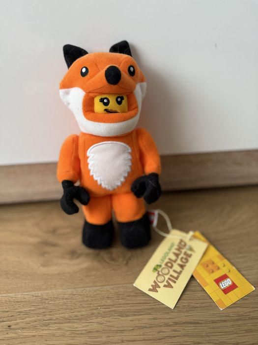 Мягка іграшка fox - lego 23 см . нова
