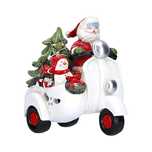 Św. Mikołaj na motorze LED Merry Moments / Merry Moments